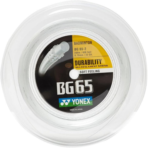 Yonex BG 65 Badminton String Reel (200m)