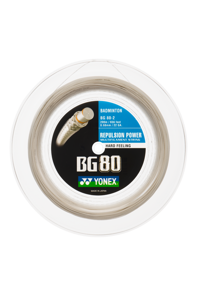 YONEX - YONEX BG80 200mロール Yonex BG80 0.68mm 200m Reel