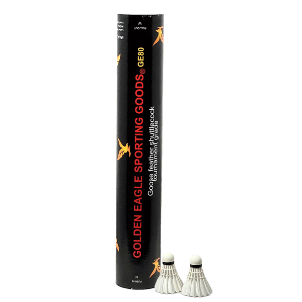 GE80 Golden Eagle Badminton Feather Shuttlecock