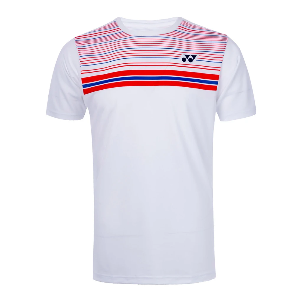 Yonex 16349 Axelsen Replica Men's T-Shirt (White/Red)