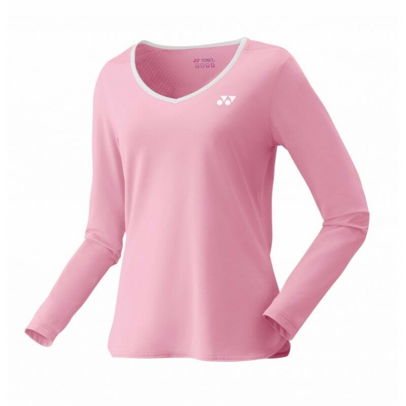 爆買いしたくなる Long Women's Yonex Sleeve (Pink) 16366 T-shirt Clothing