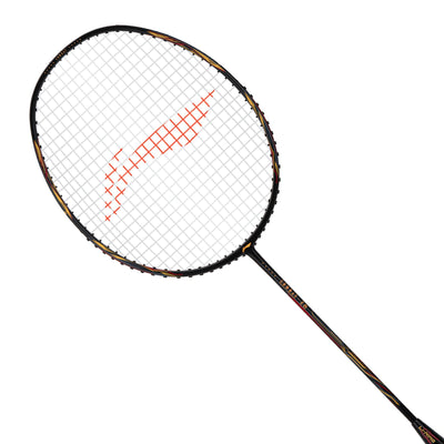 Li-Ning Combat Z8 Badminton Racket (Black/Gold/Red) - 80 Grams