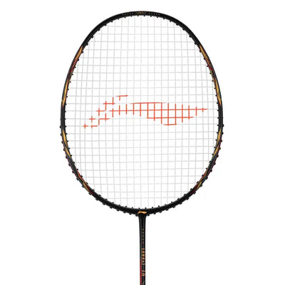 Li-Ning Combat Z8 Badminton Racket (Black/Gold/Red) - 80 Grams