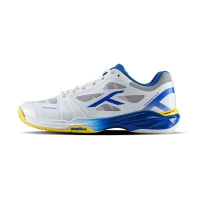 Hundred Phenom Unisex Badminton Shoes (White/Blue) 2026