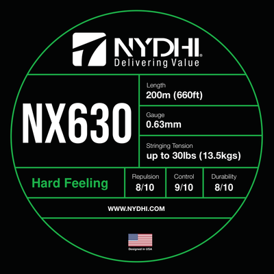 Nydhi NX630 0.63mm Control Badminton String Reel (200m)