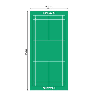 Badminton Court Mats &amp; Net Poles