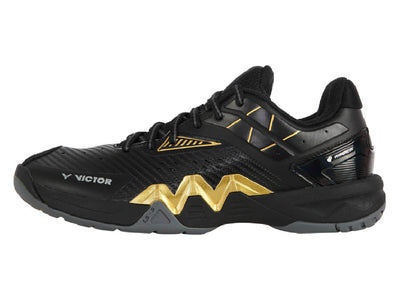 Black & Gold Victor Professional Badminton Shoes