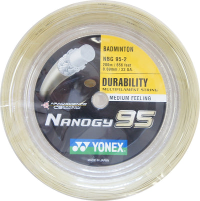 Yonex Nanogy 95 Badminton String Reel (200m)
