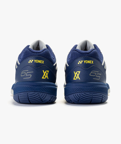 Yonex Power Cushion 65 Z4 VA Men's Badminton Shoes - Viktor Axelsen Limited Edition (Silver/Navy)
