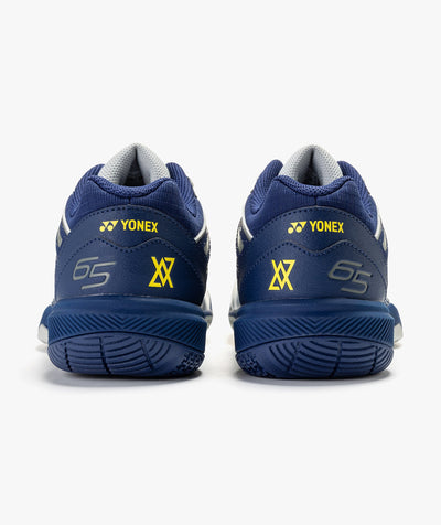 Yonex Power Cushion 65 Z4 VA Wide Badminton Shoes - Viktor Axelsen Limited Edition (Silver/Navy)