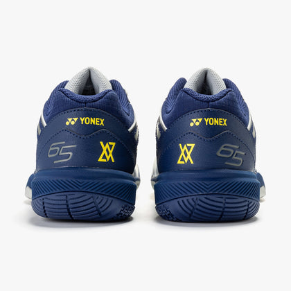 Yonex Power Cushion 65 Z4 VA Wide Badminton Shoes - Viktor Axelsen Limited Edition (Silver/Navy)