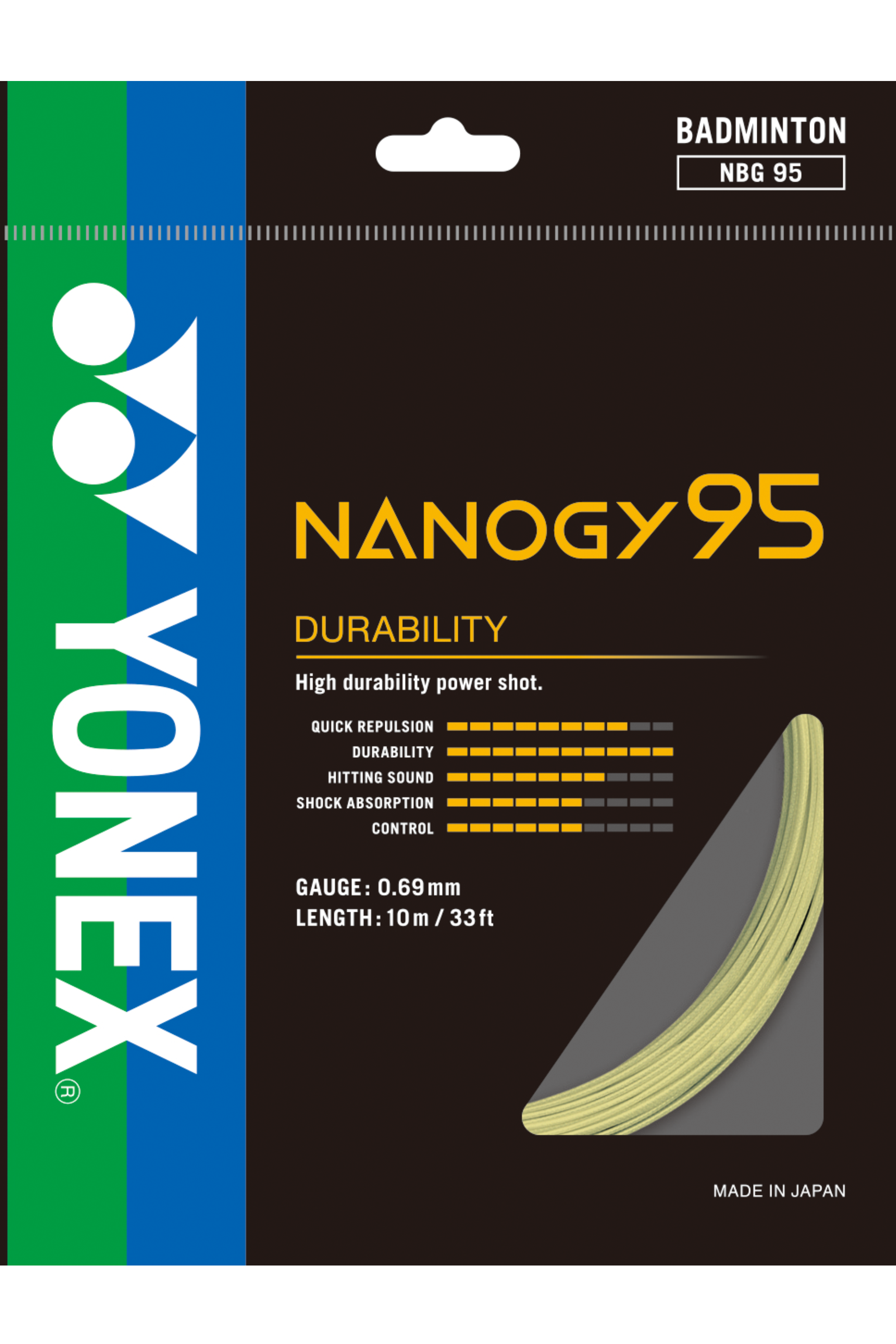 Yonex Nanogy 95 Badminton String Set (10m)