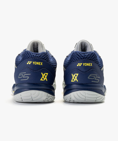 Yonex Power Cushion 65X VA (Silver/Navy) Unisex Badminton Shoes - Viktor Axelsen Limited Edition