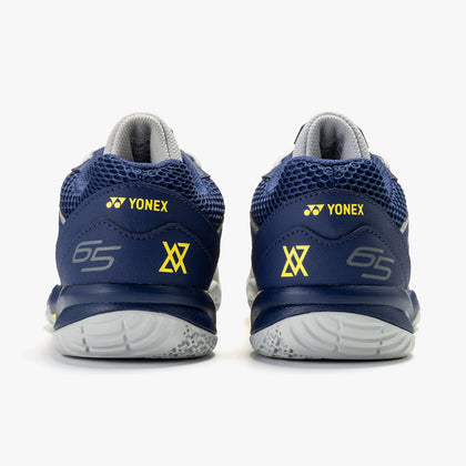 Yonex Power Cushion 65X VA (Silver/Navy) Unisex Badminton Shoes - Viktor Axelsen Limited Edition