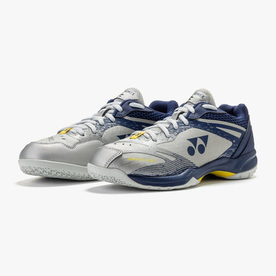 Yonex Power Cushion 65X VA (Silver/Navy) Unisex Badminton Shoes - Viktor Axelsen Limited Edition