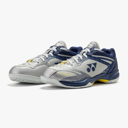 Yonex Power Cushion 65X VA (Silver/Navy) Unisex Badminton Shoes - Viktor Axelsen Limited Edition