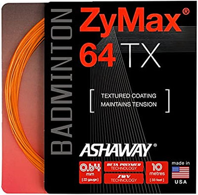 Ashaway Zymax 64 TX Badminton String Set (10m)