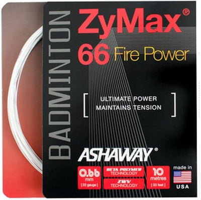 Ashaway Zymax 66 Fire Power Badminton String (10m)