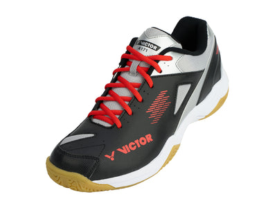 Victor A171 CS Unisex Badminton Shoes (Black/Silver)