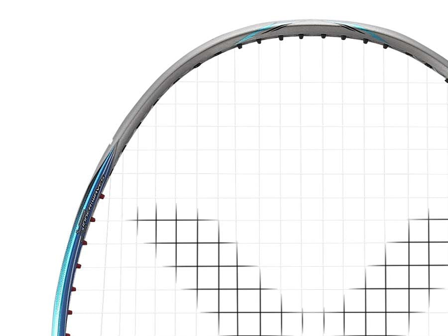 Victor Brave Sword 12 Light Badminton Racket (White/G6/Lightweight)