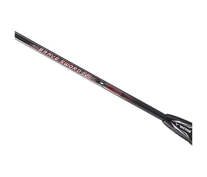 Victor Brave Sword 12N (Black/Red, 4UG5, Unstrung) Badminton Racket