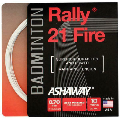 Ashaway Rally 21 Fire 0.70mm (Superior Performance) Badminton String