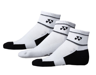 Yonex 8423 3-Pack Crew Socks Assorted