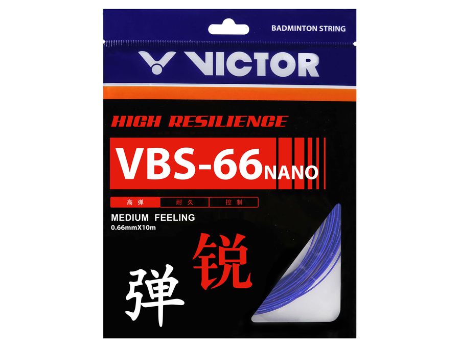 Victor VBS 66 Nano Badminton String Black