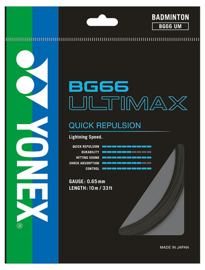 Yonex BG-66 Ultimax Badminton String Set (10m)